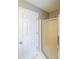 Shower and door in bathroom at 4228 Lakes End Nw Dr, Kennesaw, GA 30144