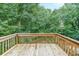 Back deck overlooking fenced in backyard at 4228 Lakes End Nw Dr, Kennesaw, GA 30144