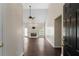 Inviting living room with high ceilings, hardwood floors, and a fireplace at 16 Kentucky Ne Walk, Cartersville, GA 30121