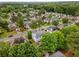 Aerial view of a neighborhood with mature trees and well-maintained homes at 1355 Pinebreeze Way, Marietta, GA 30062