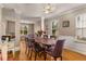 Comfortable dining area featuring hardwood floors and natural light at 1355 Pinebreeze Way, Marietta, GA 30062