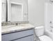 Stylish bathroom featuring granite countertops, modern fixtures, and a crisp, clean aesthetic at 189 Park Ln, Fairburn, GA 30213