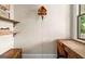 Home office with built in shelves, desk and natural light at 193 Stonegate Trl, Carrollton, GA 30116