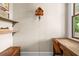 Cozy office with custom shelving and a desk at 193 Stonegate Trl, Carrollton, GA 30116