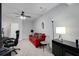Additional bonus room offering ample space for relaxing or entertaining with neutral walls at 1286 Creekside Se Ter, Smyrna, GA 30082