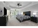 Spacious main bedroom featuring trey ceilings, a sitting area, and an ensuite bathroom at 1286 Creekside Se Ter, Smyrna, GA 30082