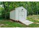 Exterior of the backyard shed at 1960 York Dr, Canton, GA 30114