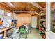 Unfinished room with shelves and storage. Good for a hobby room or workshop at 3284 Bakers Mill Ct, Dacula, GA 30019