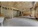 The unfinished basement has exposed ceiling and has utilities run at 3792 Refinement Way, Douglasville, GA 30135