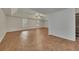 This basement features light-brown floor and two windows for natural light at 3792 Refinement Way, Douglasville, GA 30135