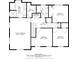 Layout of home showing the bedrooms on the second floor at 226 Nacoochee Dr, Woodstock, GA 30188