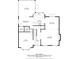 Layout of home showing the rooms on the first floor at 226 Nacoochee Dr, Woodstock, GA 30188