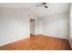 Large bedroom with hardwood floors and neutral walls, offering space and light at 4400 Old Allgood Cir, Stone Mountain, GA 30083