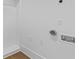 Clean laundry room with hookups and storage space at 157 Shadburn Ferry Rd, Buford, GA 30518