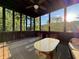 Cozy screened porch offering serene views of lush greenery and an inviting outdoor space at 8710 Mount Rushmore Dr, Johns Creek, GA 30022