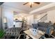 Cozy living room featuring modern decor, hardwood floors, and an open layout at 3126 Cove View Ct, Dacula, GA 30019