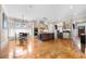 Spacious kitchen with large island, stainless steel appliances, ample cabinetry and adjacent breakfast area at 1122 Parkview Pl, Smyrna, GA 30080
