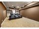 Enjoy a home theater with comfortable seating and a projector screen at 1122 Parkview Pl, Smyrna, GA 30080