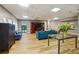 Bright lounge area features two sofas, a table, and an entertainment center at 377 Ralph Mcgill Ne Blvd # C, Atlanta, GA 30312