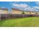 View of the backyard with healthy green grass and a full perimeter fence for privacy at 12039 Quail Dr, Hampton, GA 30228