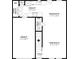 Detailed floorplan showcasing the layout of the main level including the kitchen, dining and Gathering rooms at 12039 Quail Dr, Hampton, GA 30228