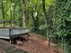 Backyard deck area and surrounding green foliage create a relaxing outdoor space at 2436 Glenrock Dr, Decatur, GA 30032