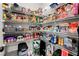 Walk-in pantry with wire shelving and ample storage space for groceries and household items at 65 Harmony Woods Ln, Dallas, GA 30157