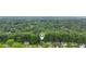 A scenic aerial view showcasing homes in a neighborhood, surrounded by a dense canopy of lush trees at 1916 River Birch Ln, Atlanta, GA 30316