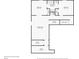 A detailed floor plan showing the layout of the basement, including two bedrooms and a Gathering room at 1916 River Birch Ln, Atlanta, GA 30316