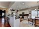 Bright, functional kitchen featuring white cabinets, granite countertops, and stainless steel appliances at 3621 Portland Trail Dr, Suwanee, GA 30024