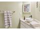 Bathroom features a modern vessel sink, and a decorative hand towel at 107 Mary Gay Ct, Decatur, GA 30030