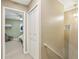 Hallway with a glimpse into a bedroom at 107 Mary Gay Ct, Decatur, GA 30030