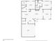 Detailed floorplan showcasing the layout of the home with labeled rooms and dimensions at 1301 Haven Cir, Douglasville, GA 30135