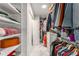 Organized walk-in closet with shelving and ample hanging space at 5219 Legendary Ln, Acworth, GA 30102