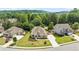 Picturesque aerial view showcasing a beautiful neighborhood at 1374 Highland Wood Ct, Auburn, GA 30011