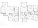 Layout of floor one and two showing locations of the kitchen, living room, bedrooms, and bathrooms at 127 Sanctuary Ave, Woodstock, GA 30188