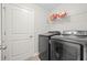 Convenient laundry room with modern washer and dryer at 127 Sanctuary Ave, Woodstock, GA 30188