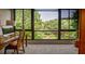 Dedicated office space offering serene views of the landscaped community, perfect for working from home at 1800 Clairmont Lk # 413, Decatur, GA 30033