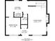 First floorplan featuring kitchen, living, dining and laundry rooms at 3037 Botany Dr, Jonesboro, GA 30236