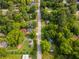 Drone view showing property, neighborhood streets, and lush trees at 2209 Browns Mill Se Rd, Atlanta, GA 30315