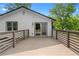 Exterior elevated deck overlooks the landscaped backyard at 2209 Browns Mill Se Rd, Atlanta, GA 30315