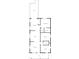 Detailed floor plan illustrating the layout of the house, including rooms and dimensions at 2209 Browns Mill Se Rd, Atlanta, GA 30315