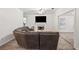 Spacious living room with fireplace, neutral walls, and cozy sectional sofa, creating a comfortable space at 4186 Stillwater Pt, Ellenwood, GA 30294