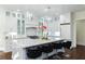 Stunning kitchen with marble countertops, custom cabinetry, and stainless steel appliances at 3258 Bransley Way, Duluth, GA 30097