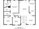 Home floorplan illustrating layout of primary bedroom, kitchen, living room and dining area at 3617 Summit Trce, Decatur, GA 30034