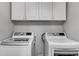 Laundry room with front-loading washer and dryer at 212 Teepee Trl, Whitesburg, GA 30185