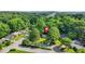 Scenic aerial view of a home nestled among lush green trees, offering privacy and a tranquil setting at 390 Lincoln Sw Pl, Atlanta, GA 30315