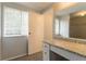 Bedroom with granite vanity, providing space to dress and get ready at 5092 Stone Trce, Stone Mountain, GA 30083