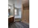 Bathroom featuring a large soaking tub, a tiled shower, and a vanity with wood cabinets at 2612 Haligan Pt, Riverdale, GA 30296