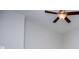 Close up of a bedroom with gray walls and ceiling fan at 7037 Tara Dr, Villa Rica, GA 30180